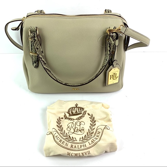 Ralph Lauren Handbags - Ralph Lauren Handbag Easby Eileen Satchel Limeston